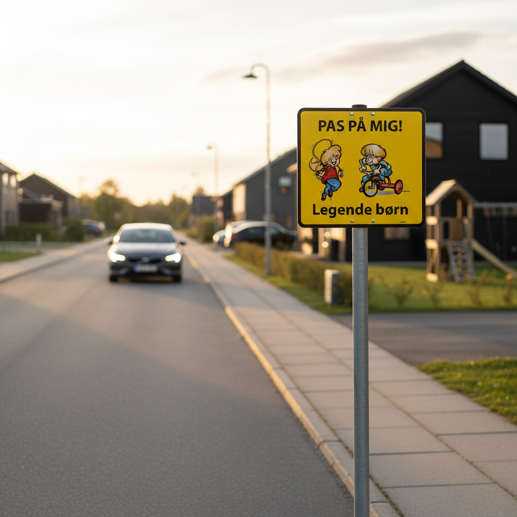 Pas på mig Legende børn Gul skilt - Billede 5