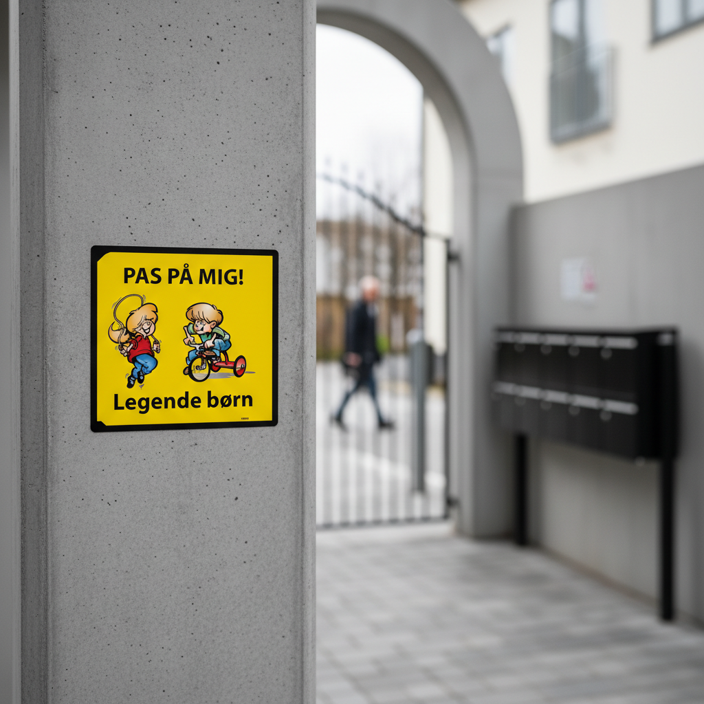 Pas på mig Legende børn Gul skilt - Billede 3