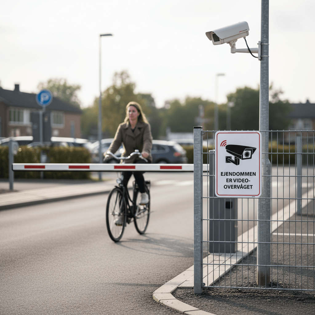 Ejendommen er videoovervåget skilt - Billede 3