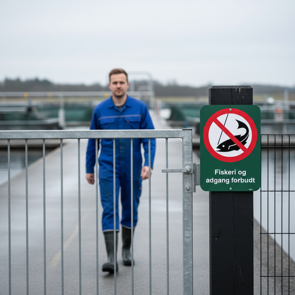 Fiskeri og adgang forbudt skilt - Billede 5