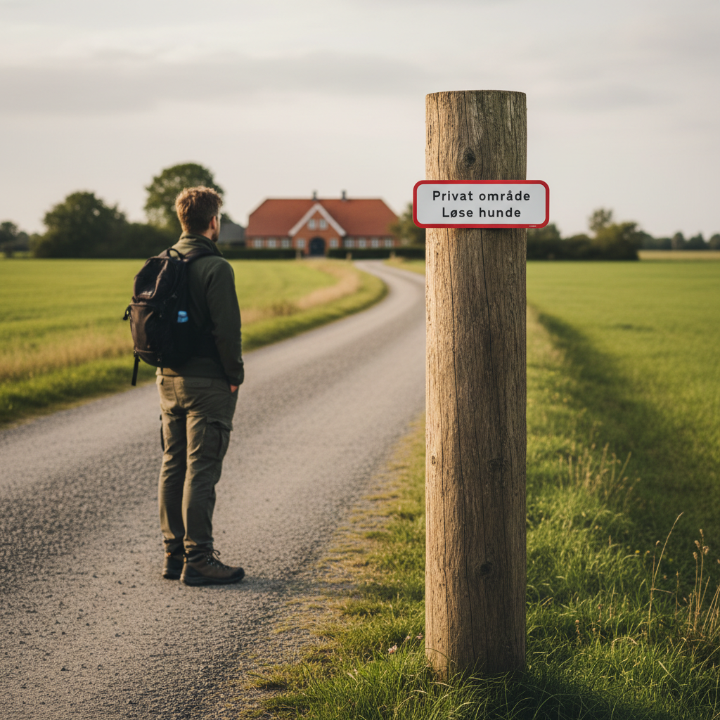 Privat Område Løse Hunde skilt - Billede 5