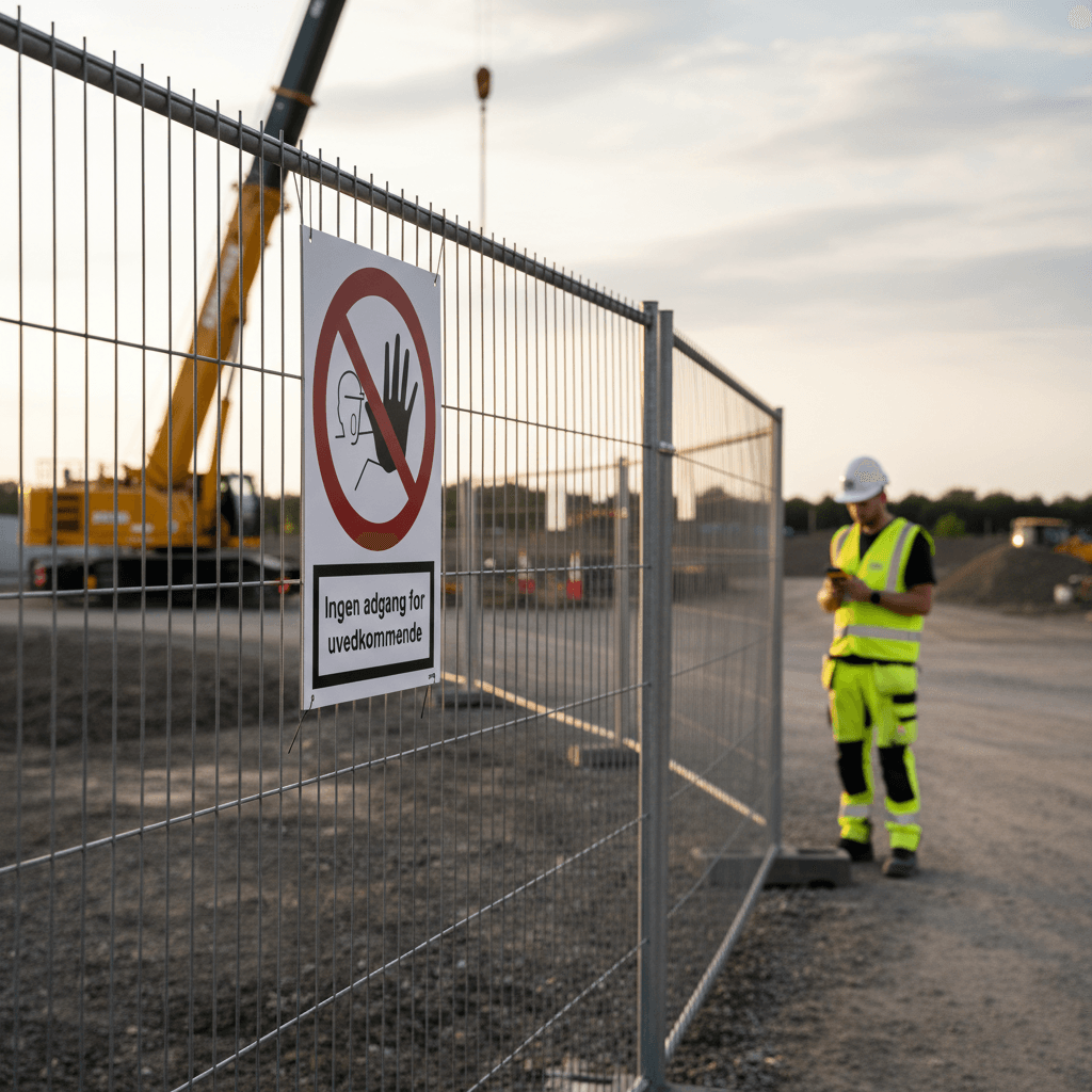 Ingen adgang for uvedkommende skilt - Billede 4