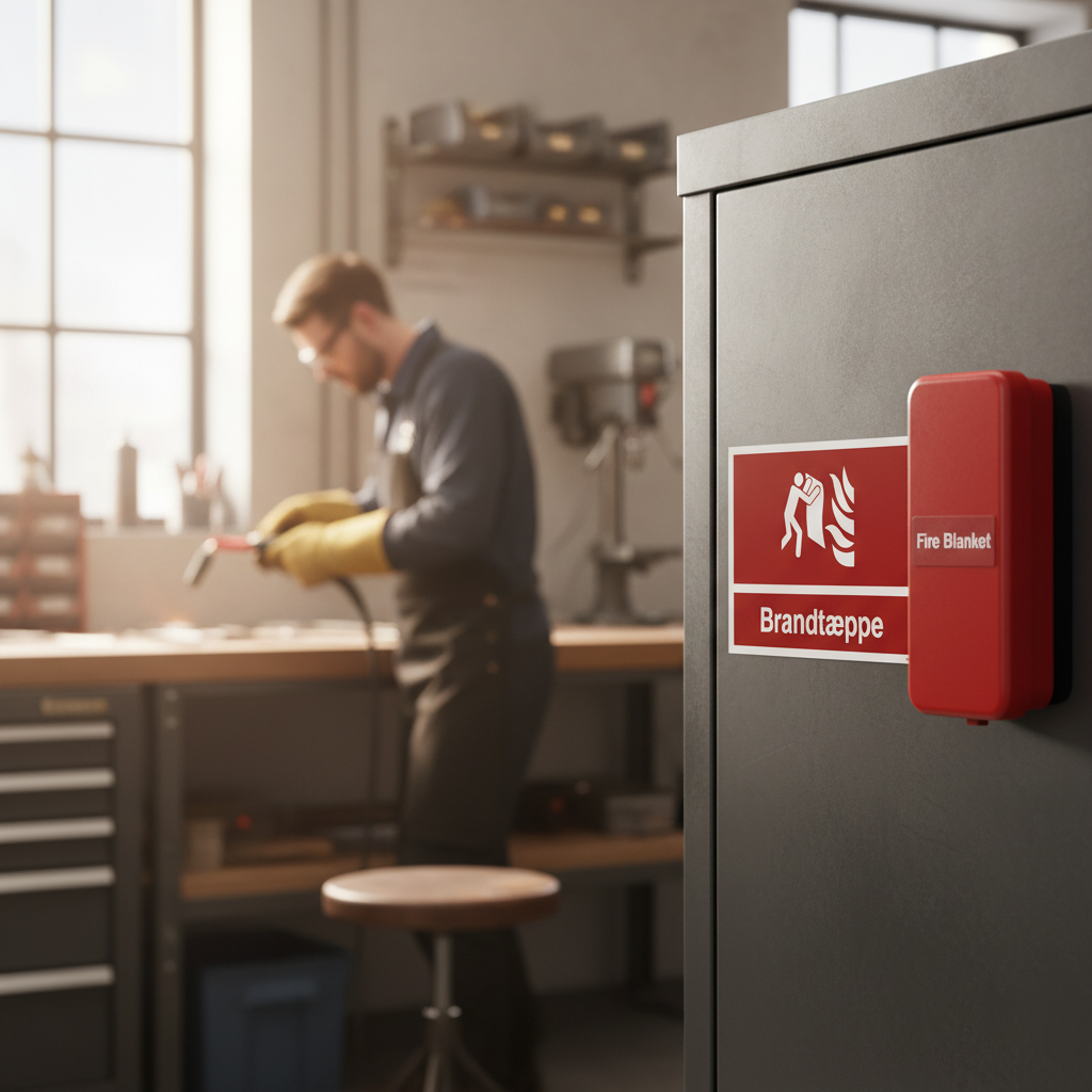 Brandtæppe skilt - Billede 4