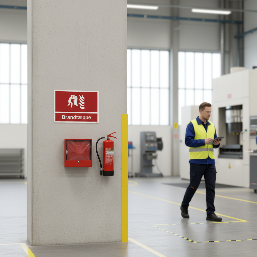 Brandtæppe skilt - Billede 5