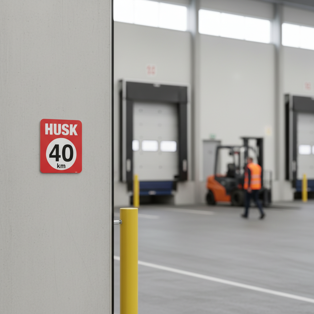 Husk 40 km. Langsom kørsel skilt - Billede 5