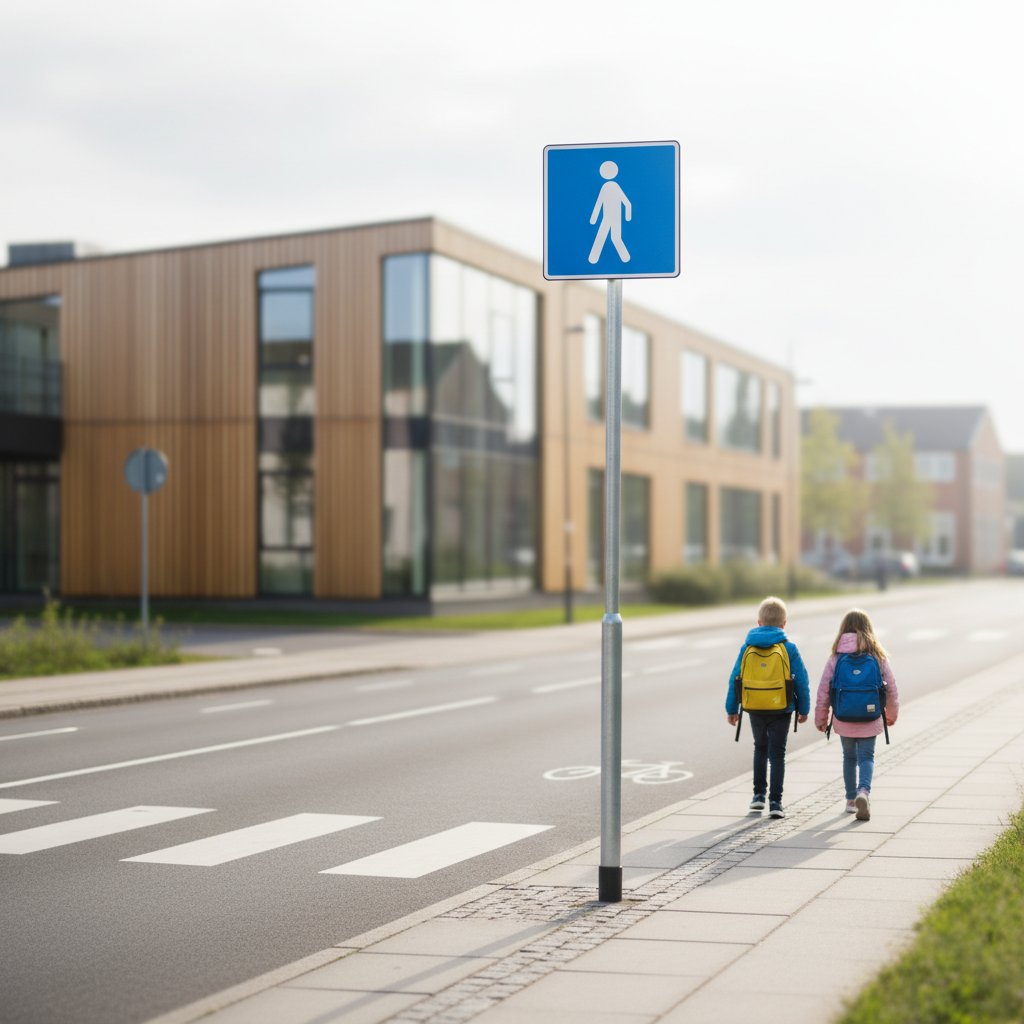Gående skilt E21,2 - Billede 5