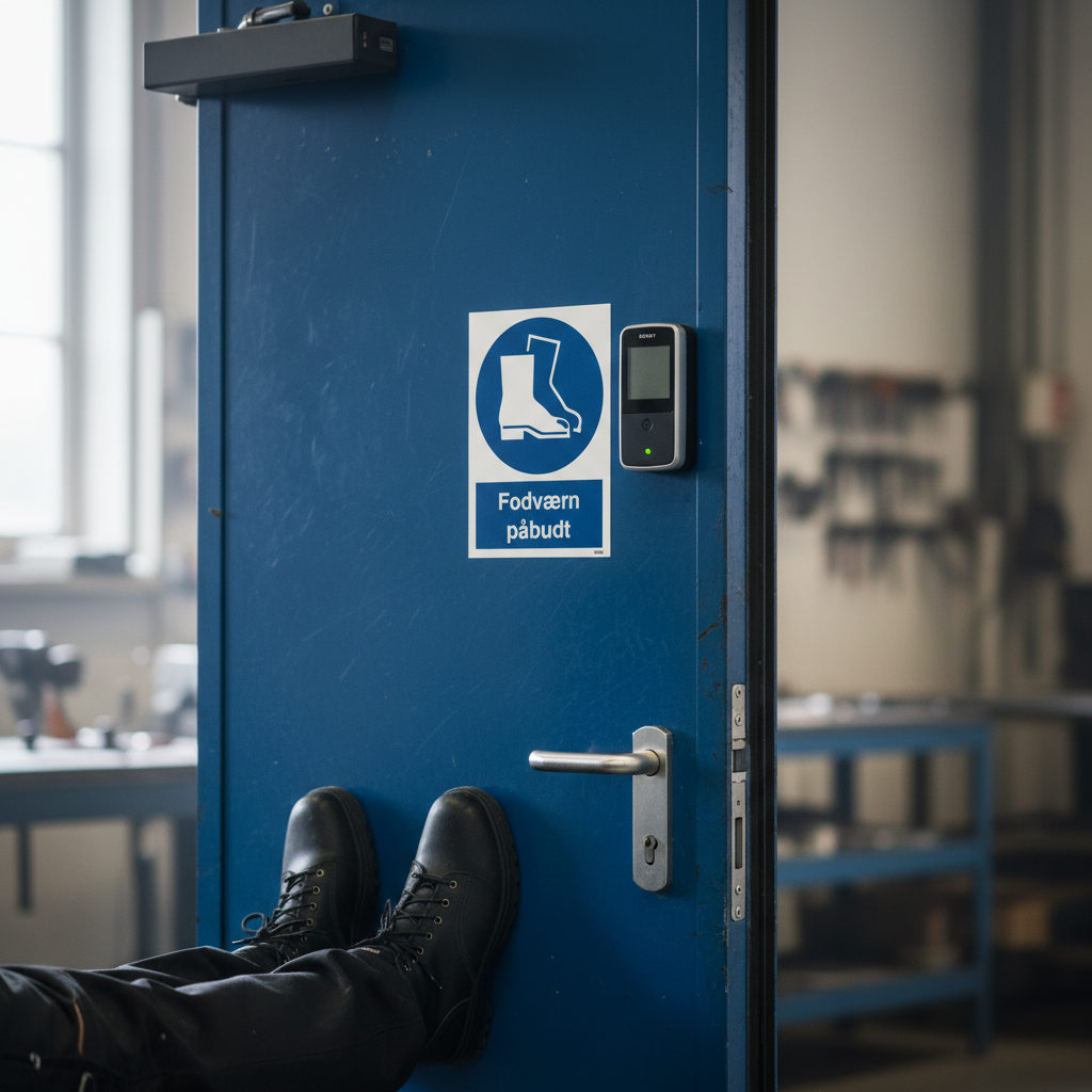 Fodværn påbudt skilt - Billede 3