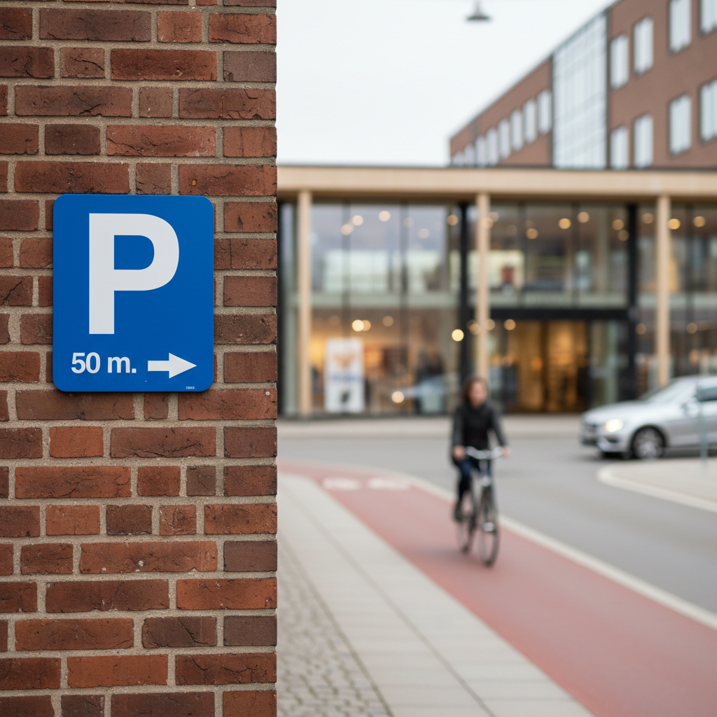 Parkering 50 m til højre skilt - Billede 2