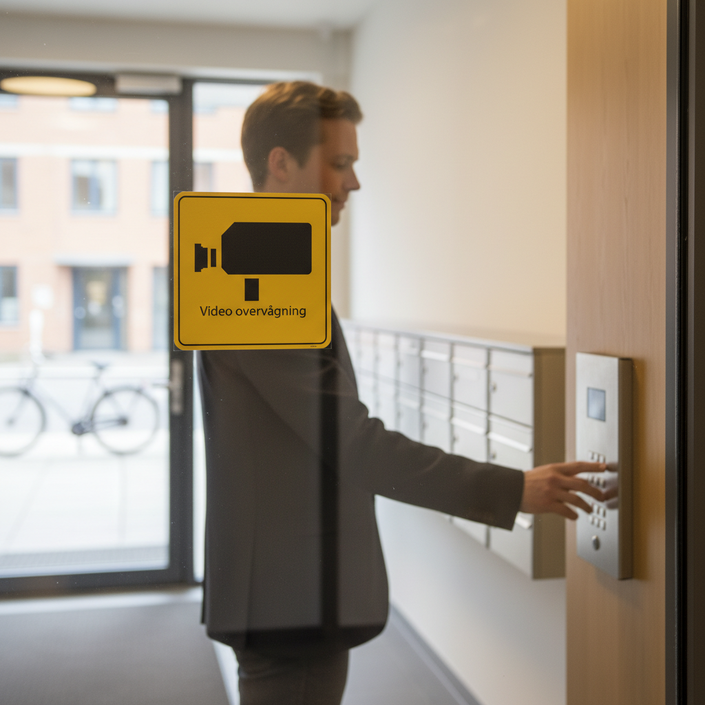 Video overvågning skilt - Billede 4