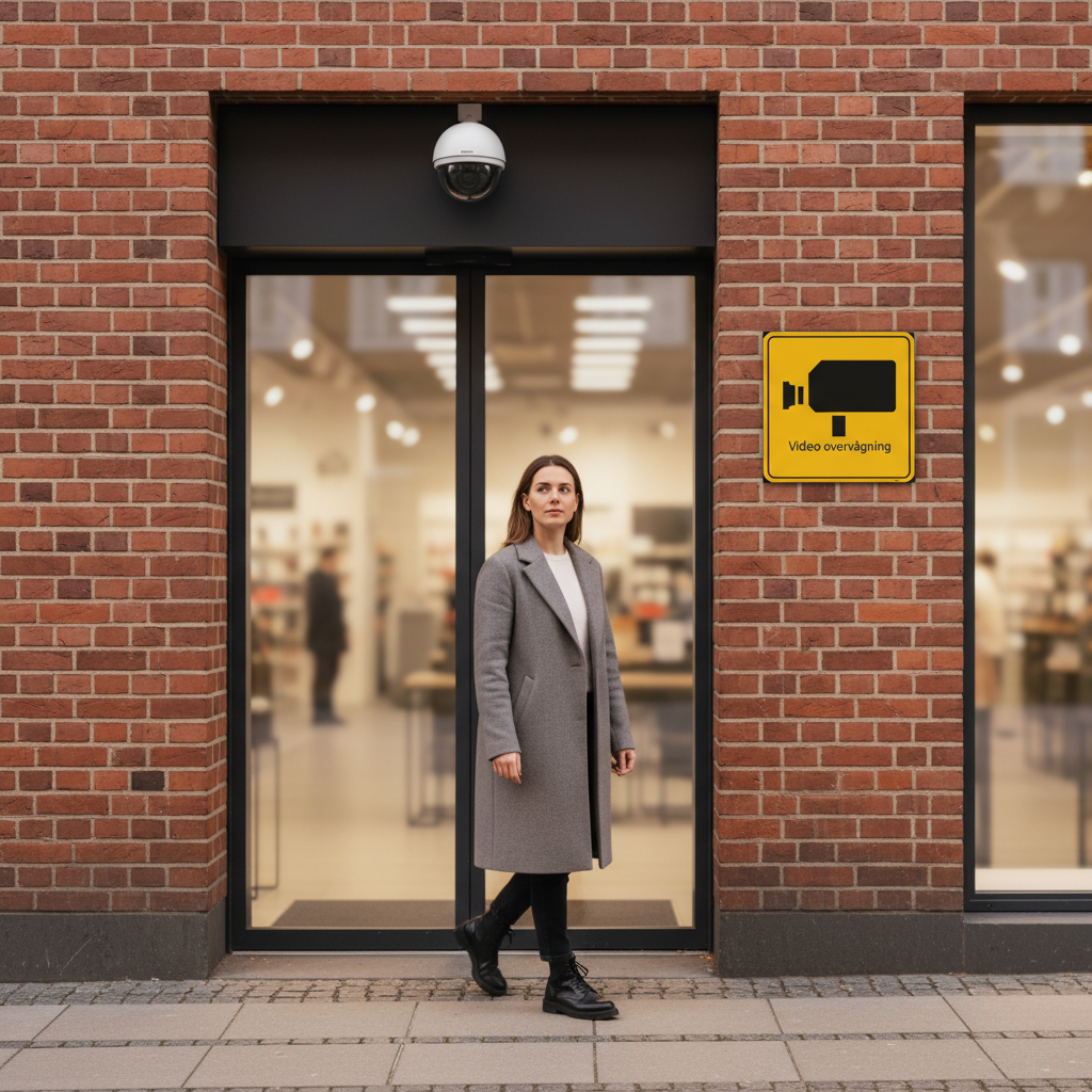 Video overvågning skilt - Billede 3