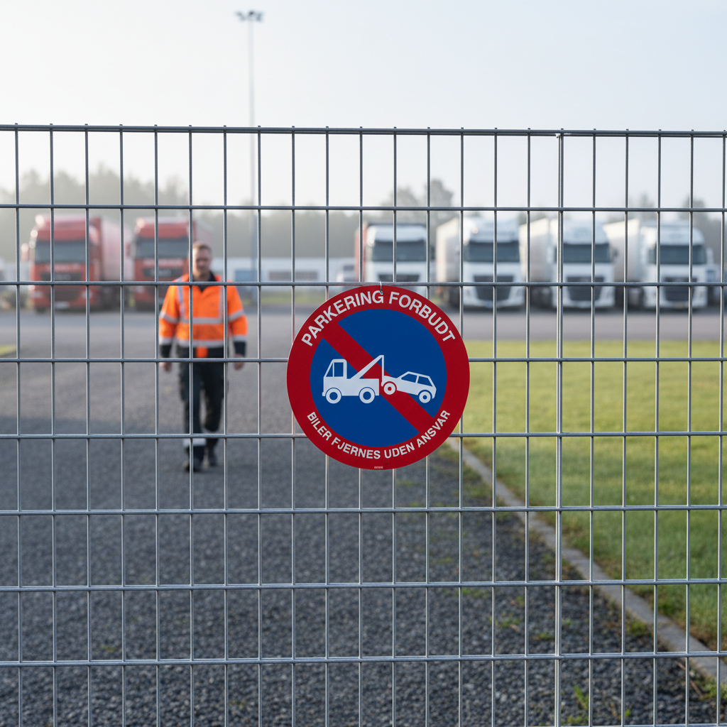 Parkering forbudt Biler fjernes uden ansvar skilt - Billede 5