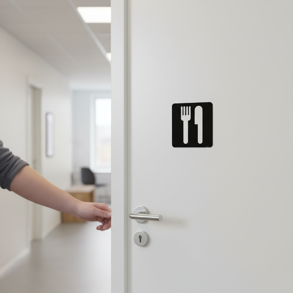 Mad piktogram - Restaurent Bestik skilt - Billede 2