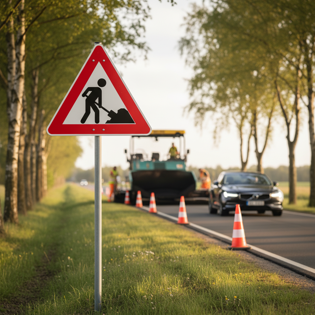 Vejarbejde skilt - Billede 2