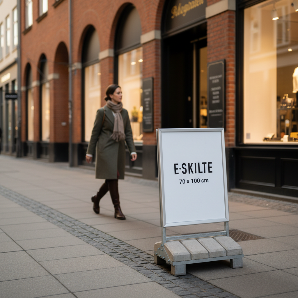 Heavy Outdoor Gadesælger i Beton til 70x100 cm - Billede 3