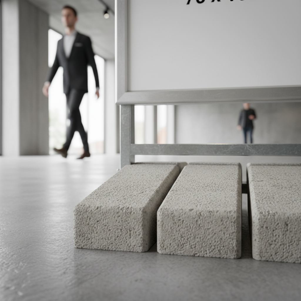 Heavy Outdoor Gadesælger i Beton til 70x100 cm - Billede 2