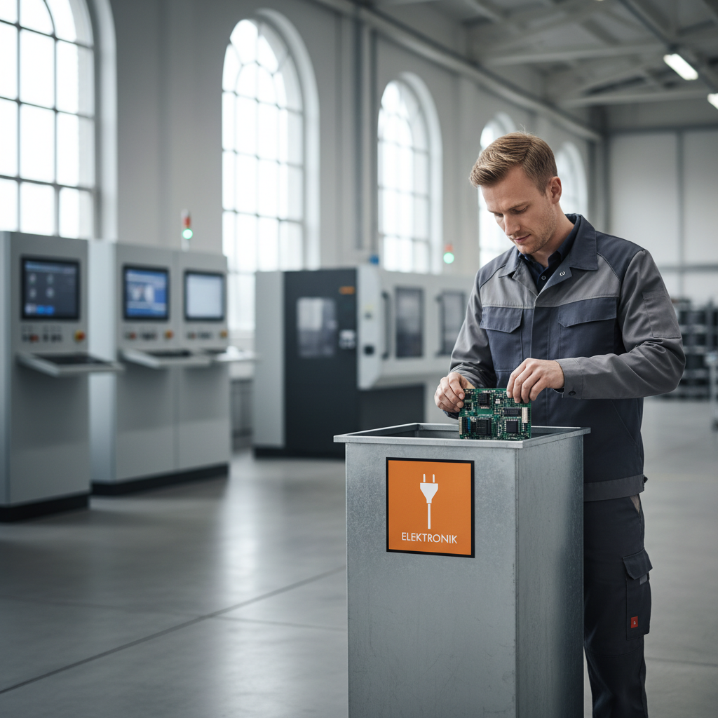 Elektronik affald skilt - Dansk Affaldssortering - Billede 5