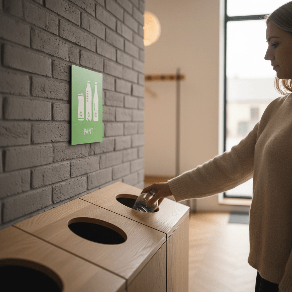 Pant skilt - Dansk Affaldssortering - Billede 3