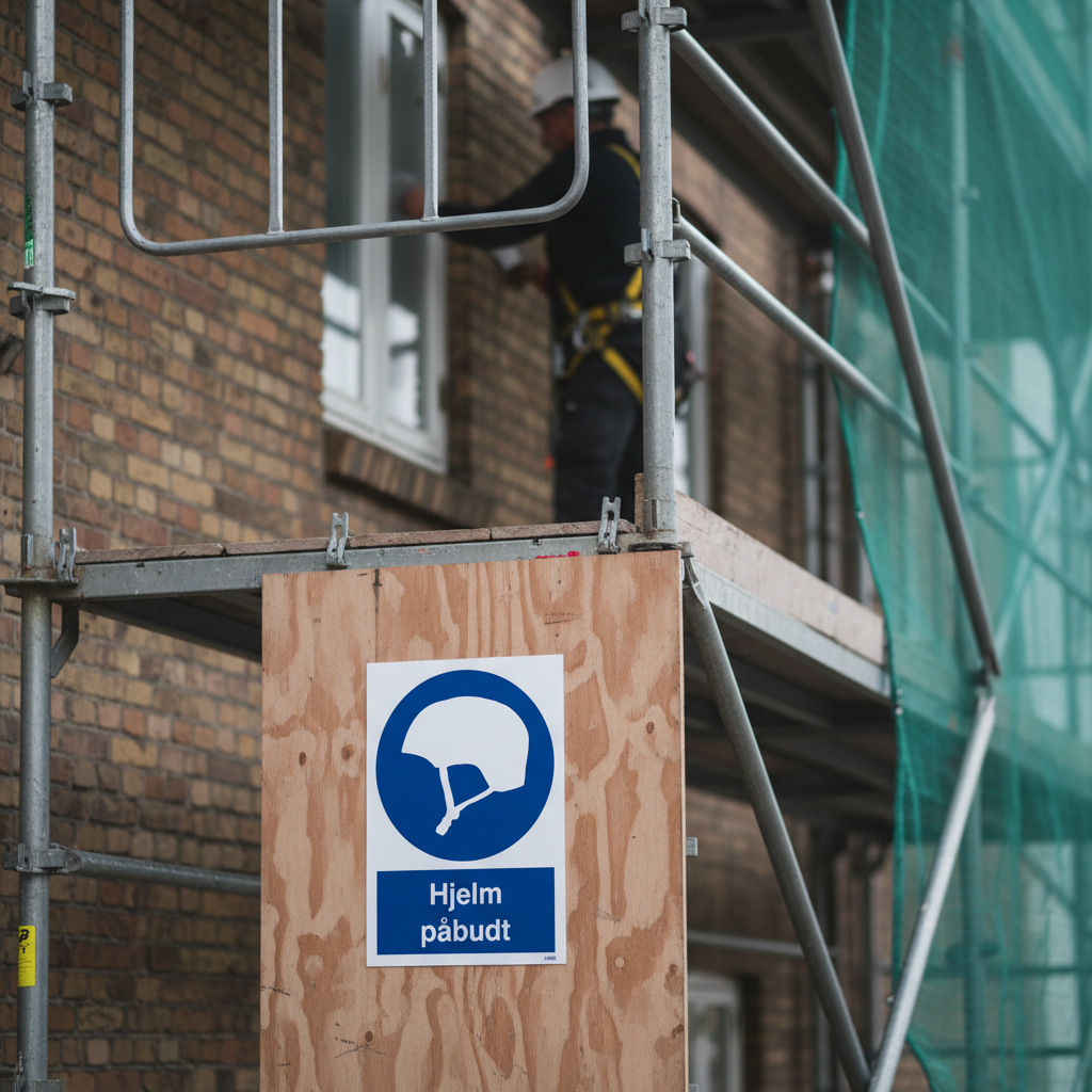 Hjelm påbudt skilt - Billede 4