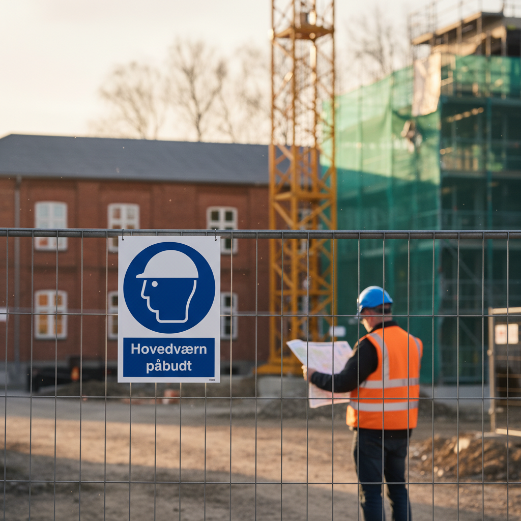 Hovedværn påbudt M014 ISO 7010 skilt - Billede 4