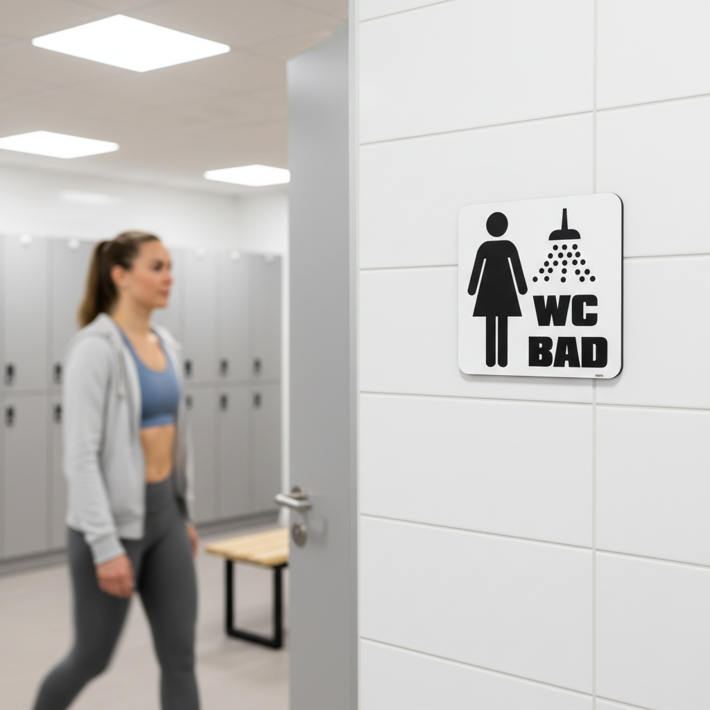 WC Damer Bad skilt - Billede 4