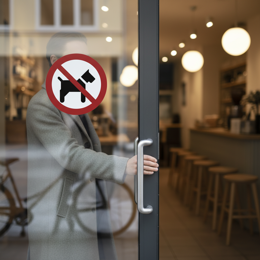 Hund forbudt skilt - Billede 5