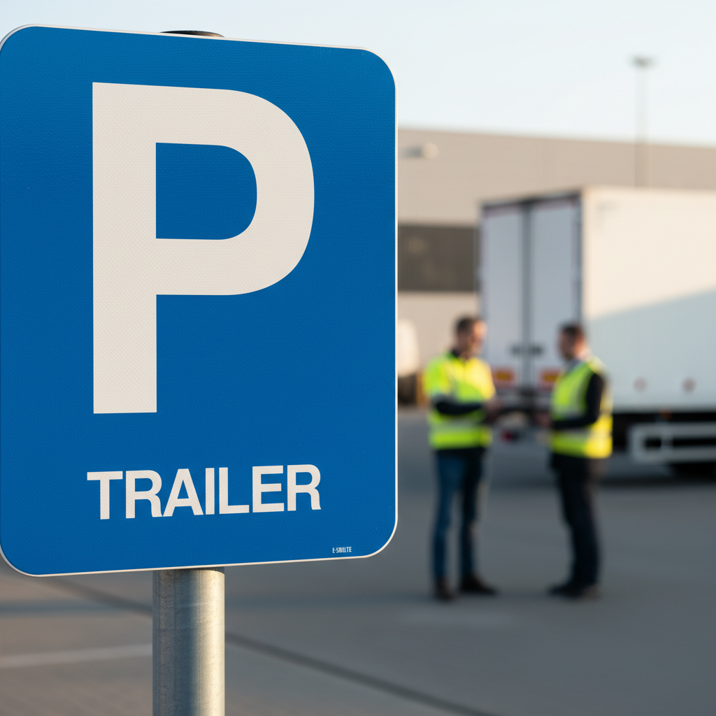 P Trailer skilt - Billede 2