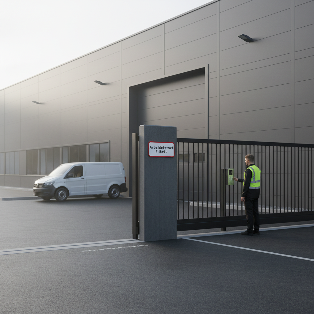 UC20,8 - Arbejdskørsel tilladt skilt - Billede 2