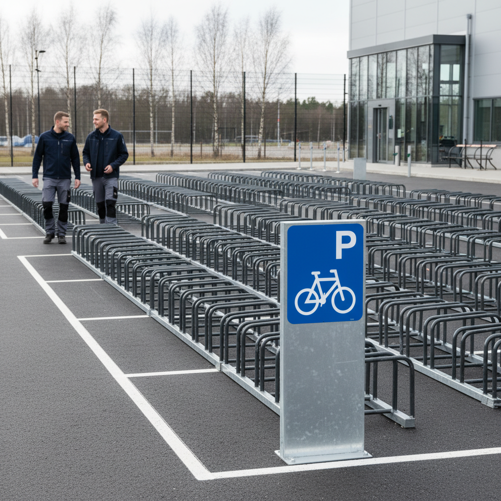 Parkerings skilt P Cykel skilt - Billede 5