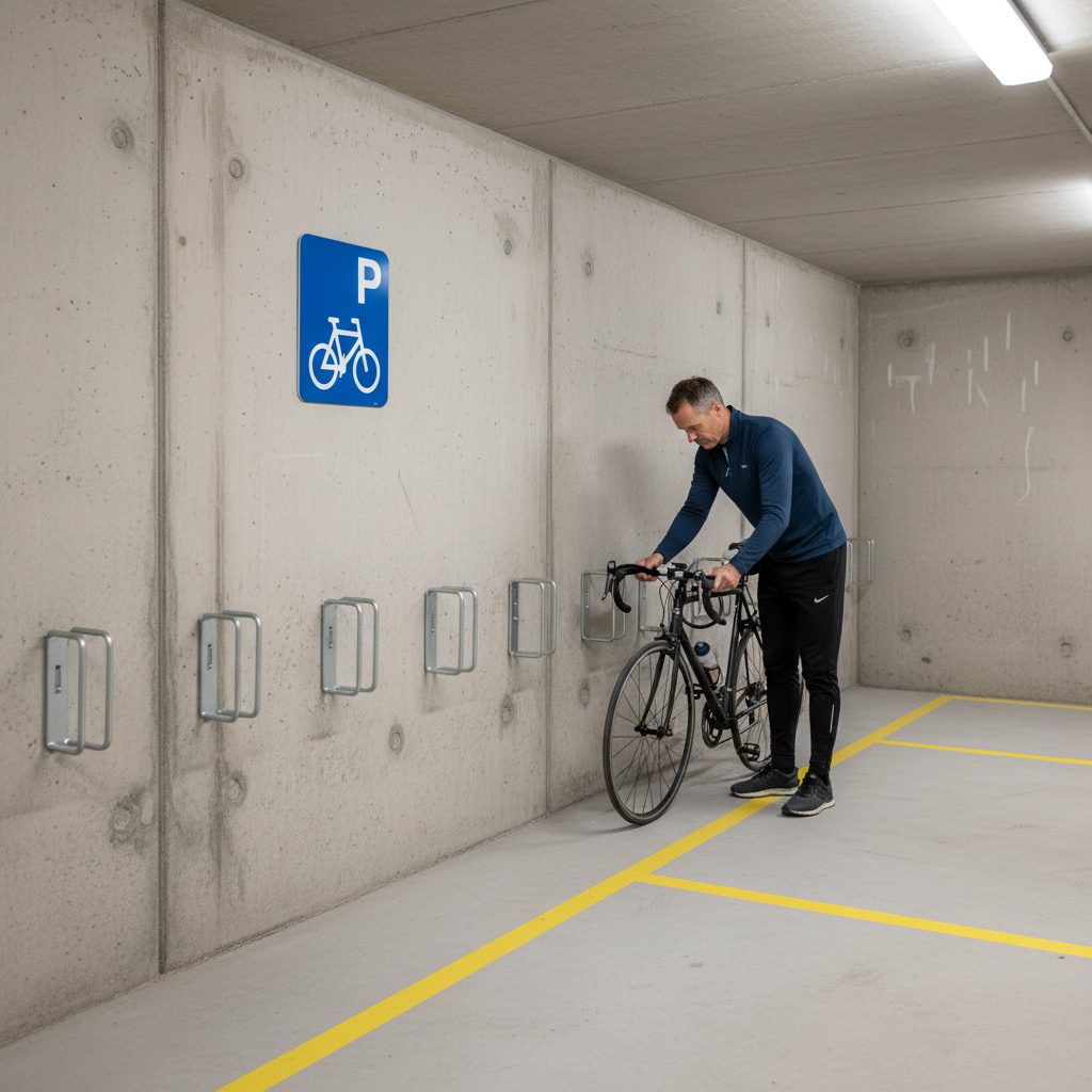 Parkerings skilt P Cykel skilt - Billede 2