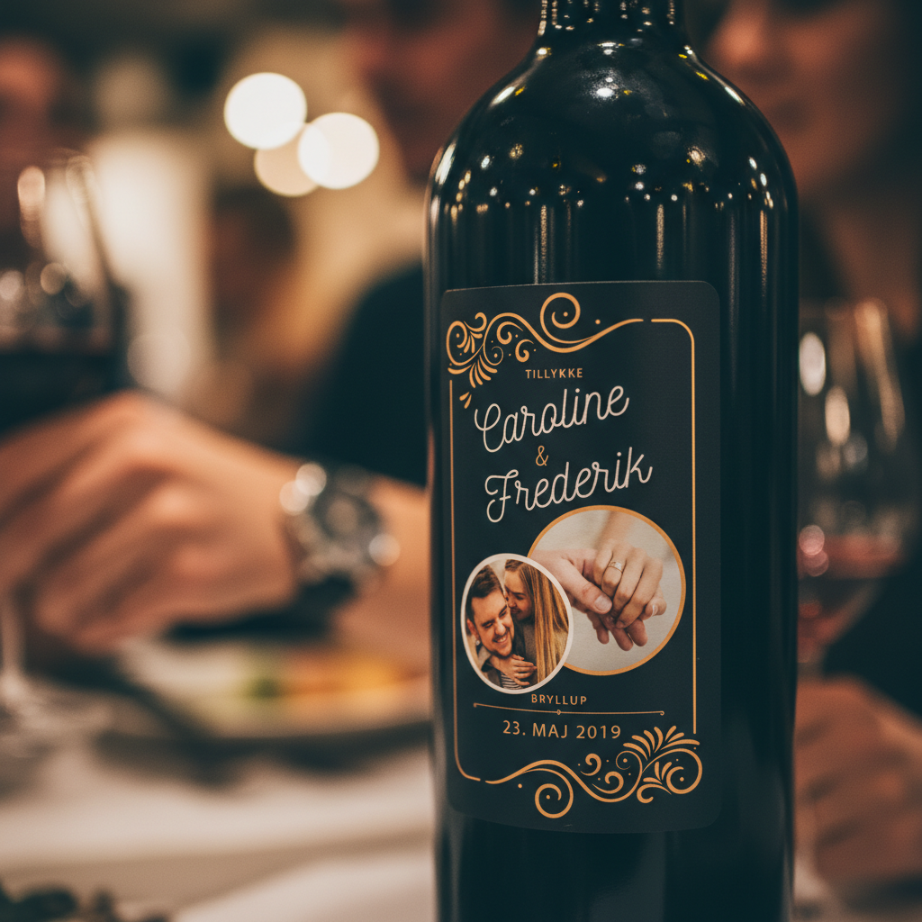 Design din egen vin etiket - Billede 4