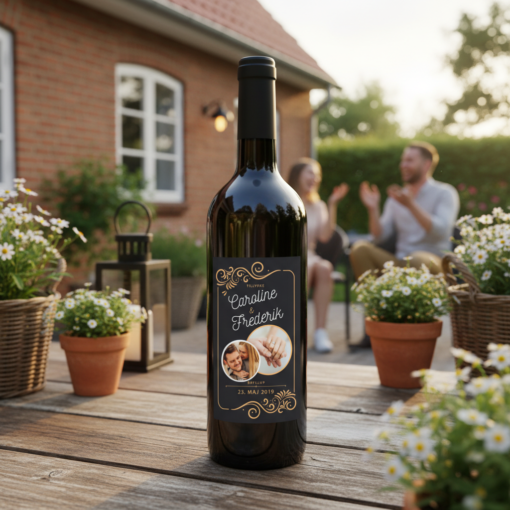 Design din egen vin etiket - Billede 3