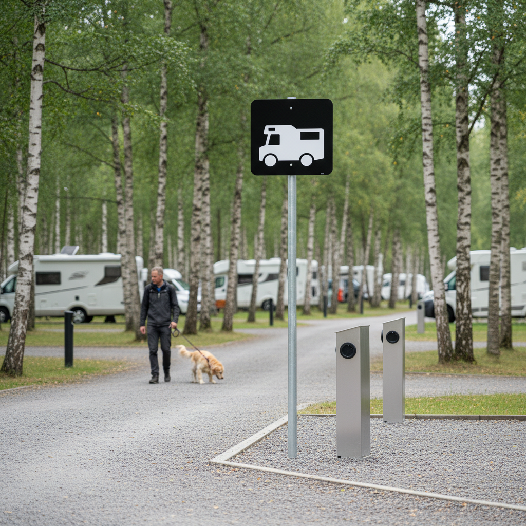 Autocamper - piktogram skilt - Billede 4