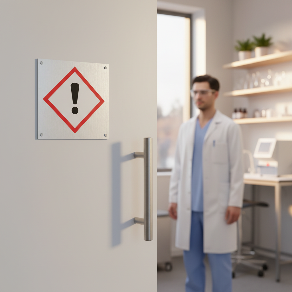 GHS07 Sundhedsskadelig (Irritant) skilt - Billede 2