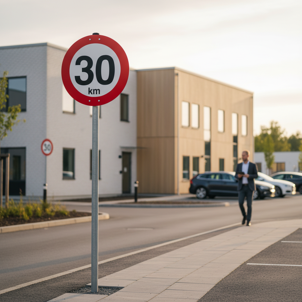 C55 Hastighedsbegrænsning 30 km skilt - Billede 4