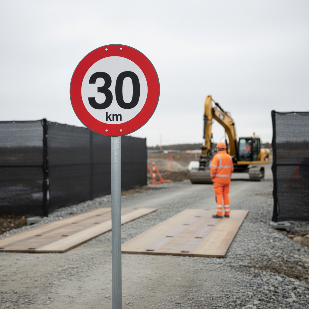 C55 Hastighedsbegrænsning 30 km skilt - Billede 2
