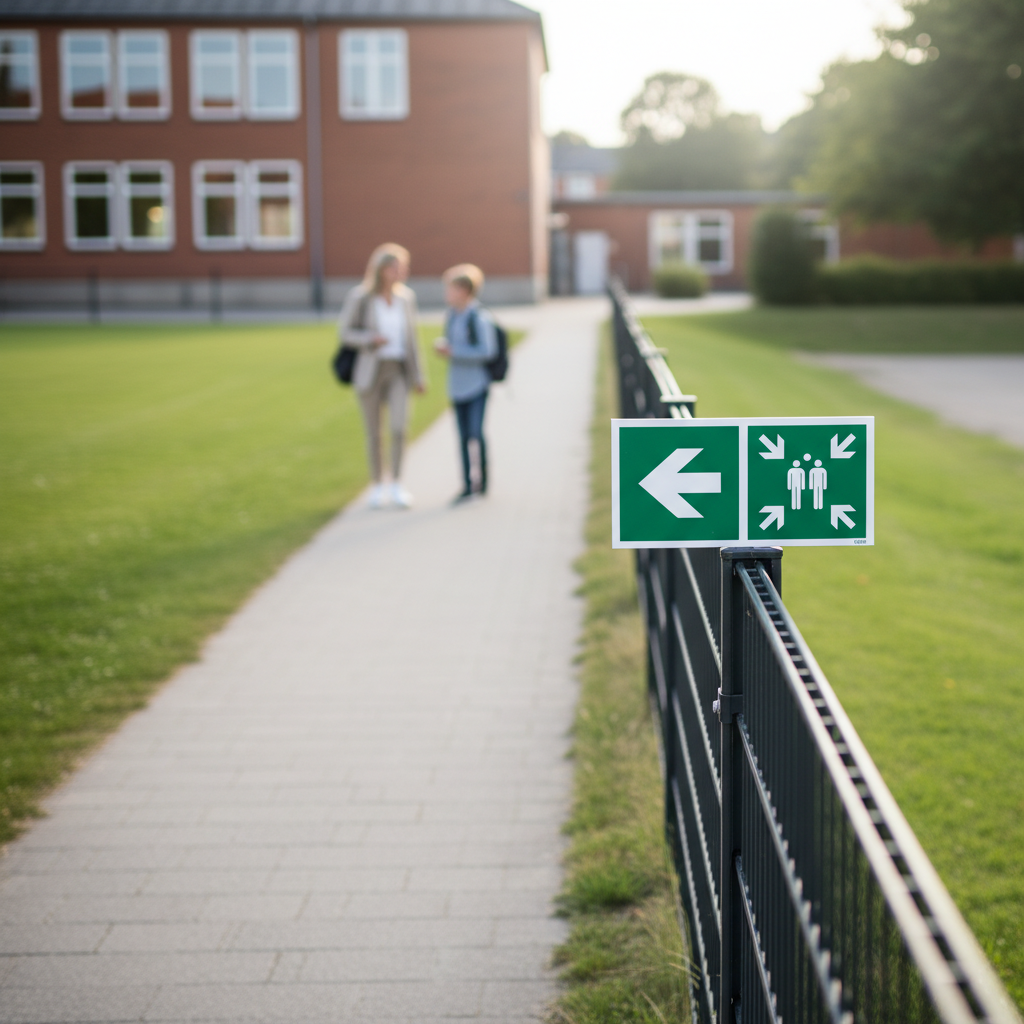 Samlingspunkt til venstre skilt - Billede 2