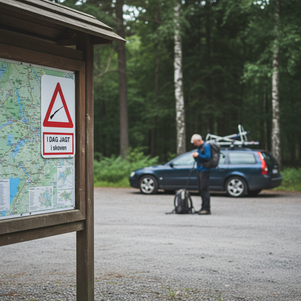 I dag Jagt i skoven skilt - Billede 2