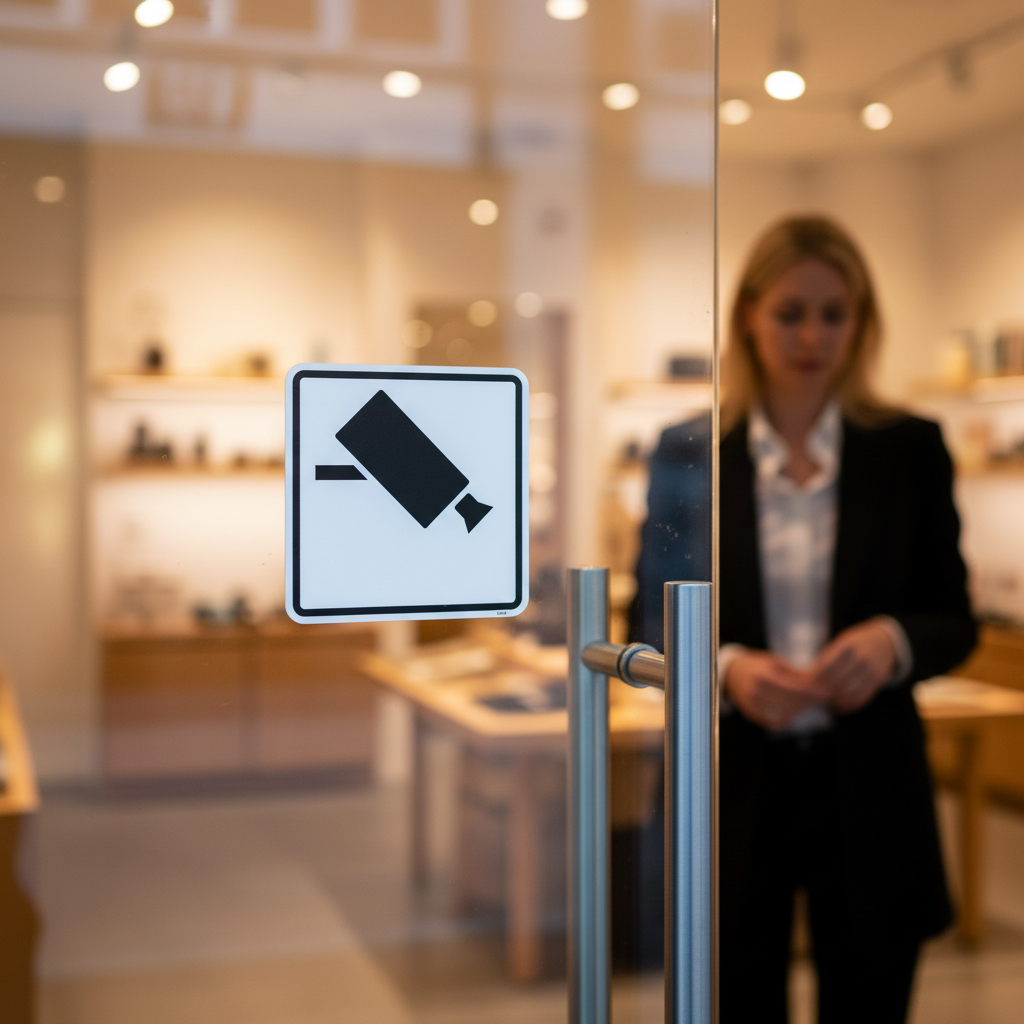 Overvågning piktogram skilt - Billede 5