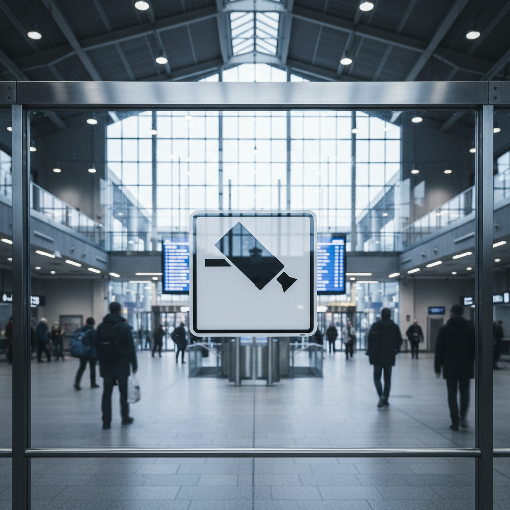 Overvågning piktogram skilt - Billede 3