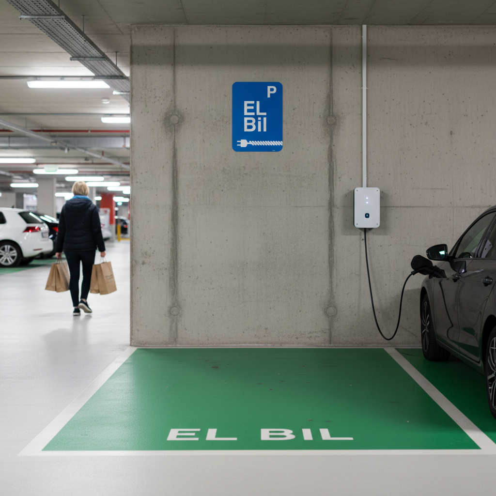 P El bil skilt - Billede 2