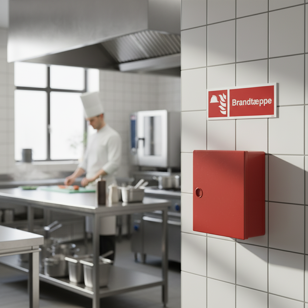 Brandtæppe Brandskilt - Billede 4
