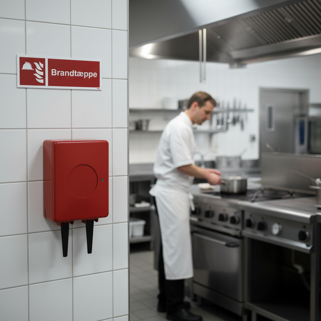 Brandtæppe Brandskilt - Billede 7