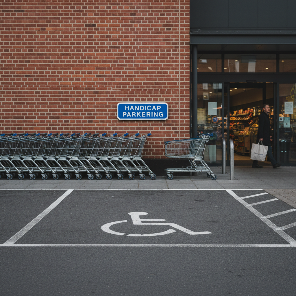 Handicap Parkering skilt - Billede 5