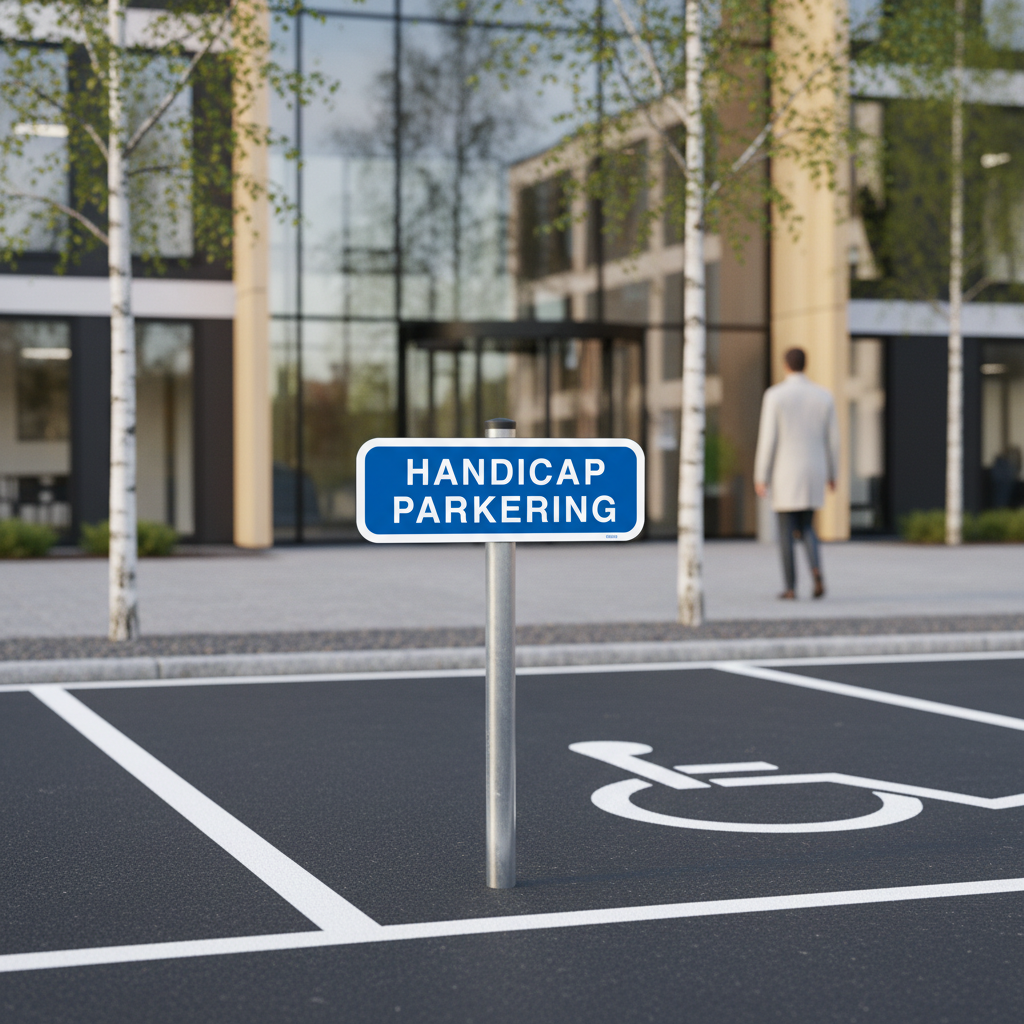Handicap Parkering skilt - Billede 4