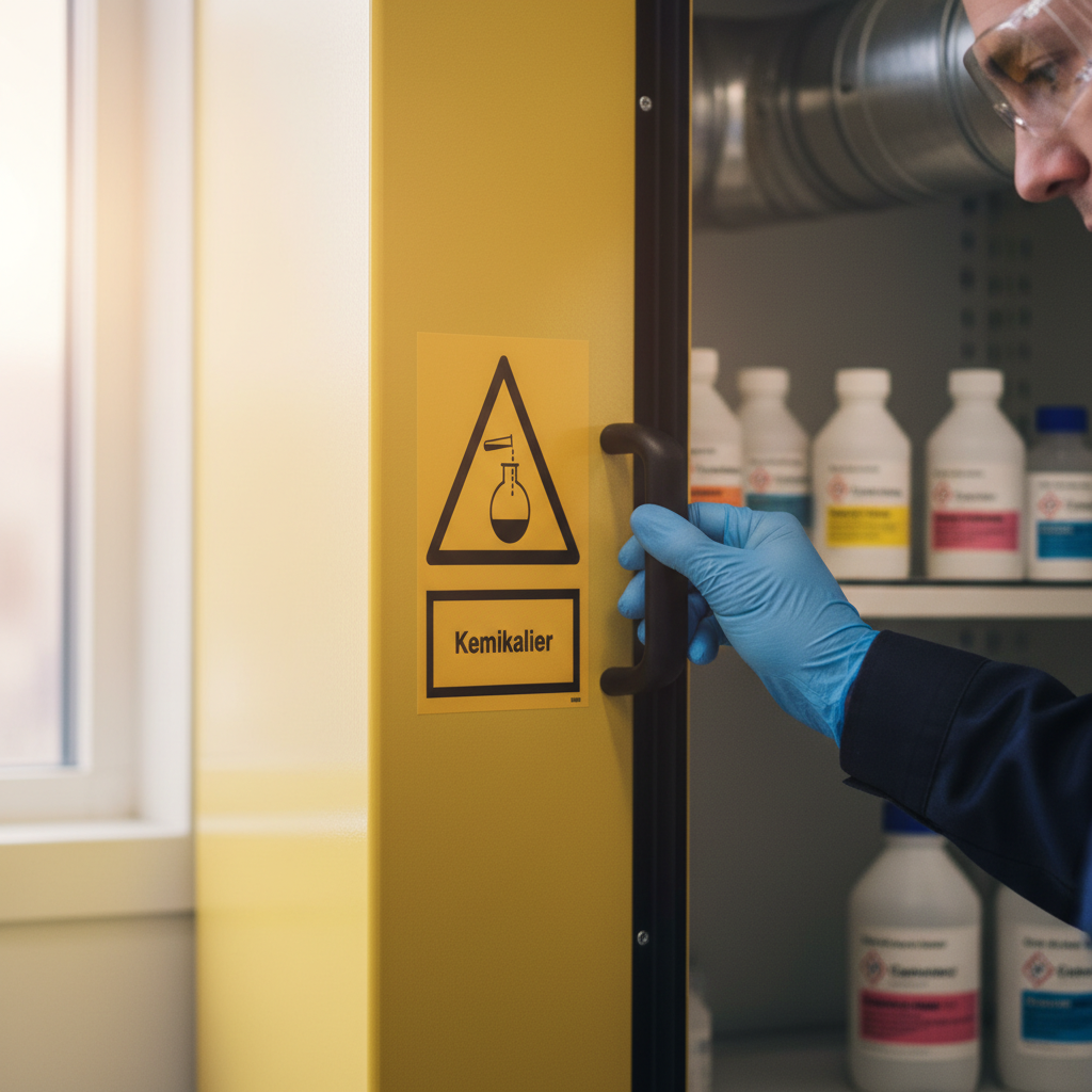 Kemikalier skilt - Billede 4
