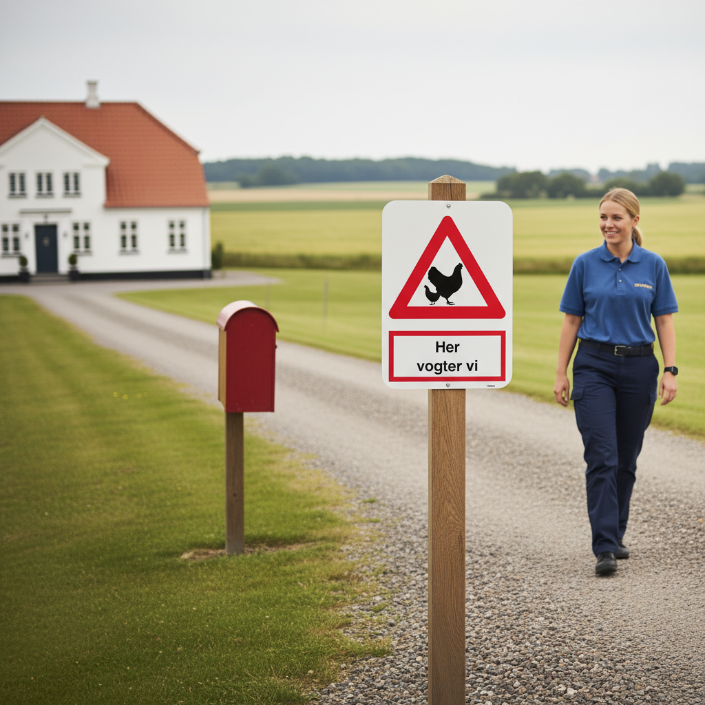 Høns her vogter vi skilt - Billede 4