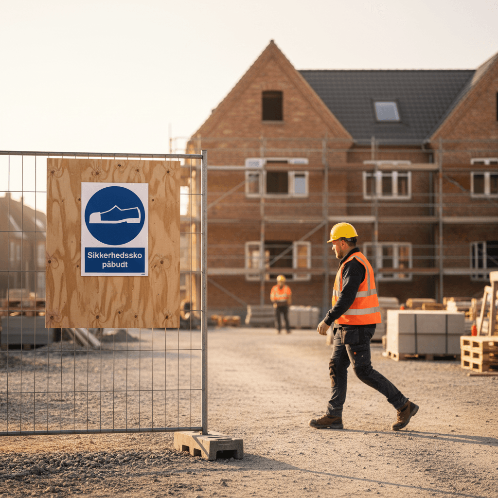 Sikkerhedssko Påbudt skilt - Billede 3