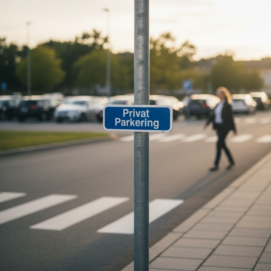 Privat parkering skilt - Billede 5