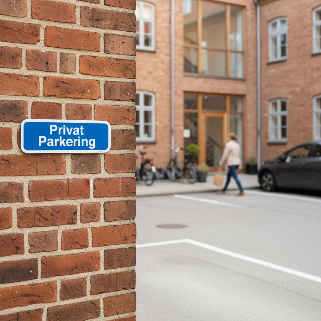 Privat parkering skilt - Billede 3