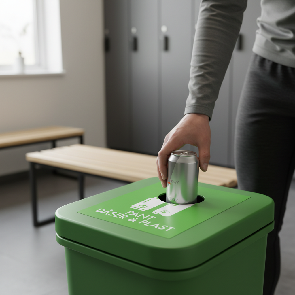 Pant dåser og plast skilt - Dansk Affaldssortering - Billede 2